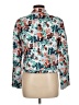 Twiggy Print Teal Jacket Size M - photo 2