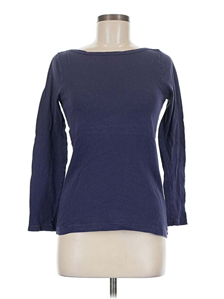 Pre-owned Jcrew 3/4 Sleeve T-shirt In Blue