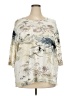 Liz & Me Ivory 3/4 Sleeve Blouse Size 2X - photo 1
