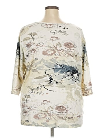Liz & Me 3/4 Sleeve Blouse (view 2)