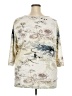 Liz & Me Ivory 3/4 Sleeve Blouse Size 2X - photo 2