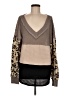 Bibi Animal Print Brown Pullover Sweater Size M - photo 1