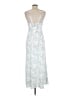 Theory 100% Polyester Floral Blue Casual Dress Size 8 - photo 2