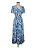 Shein Paisley Blue Casual Dress Size XS - photo 1