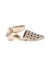 Tory Burch 100% Leather Gold Flats Size 8 - photo 1