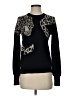 BCBGMAXAZRIA Animal Print Black Pullover Sweater Size S - photo 1