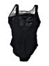 Longitude Graphic Black One Piece Swimsuit Size 10 - photo 2