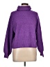 Elodie Purple Turtleneck Sweater Size L - photo 1