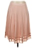 Ann Taylor 100% Polyester Solid Tan Formal Skirt Size 4 - photo 1