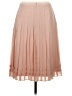 Ann Taylor 100% Polyester Solid Tan Formal Skirt Size 4 - photo 2