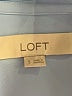 Ann Taylor LOFT 100% Polyester Color Block Blue Long Sleeve Blouse Size S - photo 7