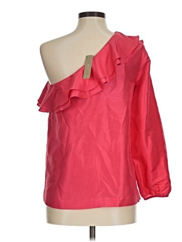 J.Crew 3/4 Sleeve Silk Top (view 2)