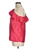 J.Crew 100% Silk Red 3/4 Sleeve Silk Top Size 8 (tall) - photo 5