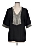 Unbranded Black 3/4 Sleeve T-Shirt Size L - photo 1
