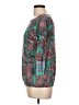 Ann Taylor LOFT Paisley Teal Pullover Sweater Size L - photo 5