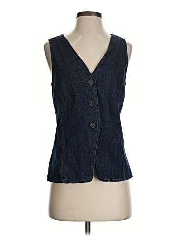 Madewell Denim Cutaway Vest (view 1)