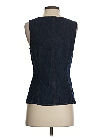 Madewell Denim Cutaway Vest (view 2)