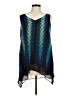 Worthington 100% Polyester Blue Sleeveless Blouse Size M - photo 1
