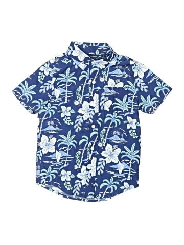 Janie and Jack Short Sleeve Button-Down Shirt (view 1)