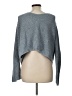 Theory Tweed Blue Pullover Sweater Size L - photo 2