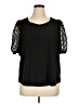 Love Scarlett Black Short Sleeve Top Size 1X - photo 1