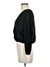 Alice + Olivia 100% Silk Black T-Shirt Size M - photo 5