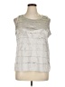 Chico's Silver Sleeveless Blouse Size XL (3) - photo 1