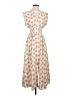 Entro 100% Polyester Ivory Casual Dress Size S - photo 1