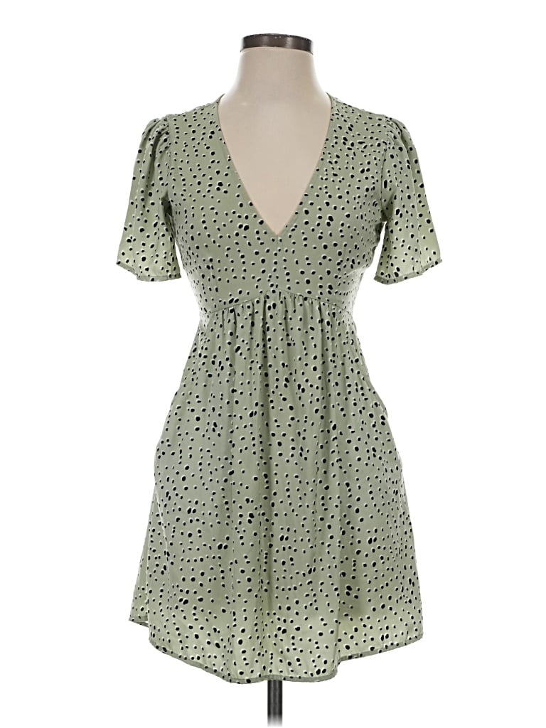 Pre-owned Saltwater Luxe Casual Dress In Green