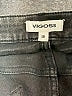 Vigoss Black Gray Denim Shorts Size 16 - photo 3