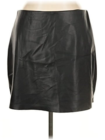 Express Faux Leather Skirt (view 1)