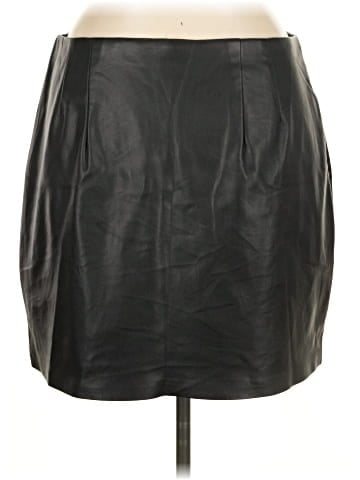 Express Faux Leather Skirt (view 2)