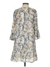 Hinge 100% Polyester Paisley Gray Casual Dress Size XS - photo 2