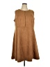 Sandra Darren Solid Brown Casual Dress Size 20 - photo 1