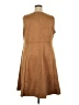 Sandra Darren Solid Brown Casual Dress Size 20 - photo 2