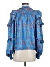Karlie 100% Polyester Blue Long Sleeve Blouse Size S - photo 2