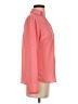 Express 100% Polyester Color Block Orange Long Sleeve Blouse Size XS - photo 4