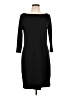 Gap Solid Black Casual Dress Size L - photo 1
