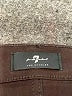 7 For All Mankind 100% Cotton Black Brown Jeans Size 28 waist - photo 7