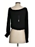 Krisa 100% Polyester Black Long Sleeve Blouse Size XS - photo 2
