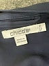 Chico's Paisley Black Blue Casual Dress Size Med Petite (1) - photo 6