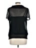 Apt. 9 100% Polyester Black Short Sleeve Blouse Size L - photo 2