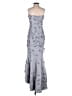 Bariano 100% Polyester Gray Cocktail Dress Size XS - photo 2