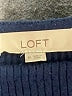 Ann Taylor LOFT Blue Long Sleeve Top Size M - photo 7