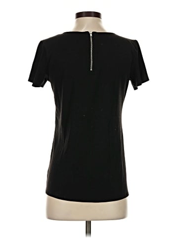 Blue Saks Fifth Avenue Short Sleeve T-Shirt (view 2)