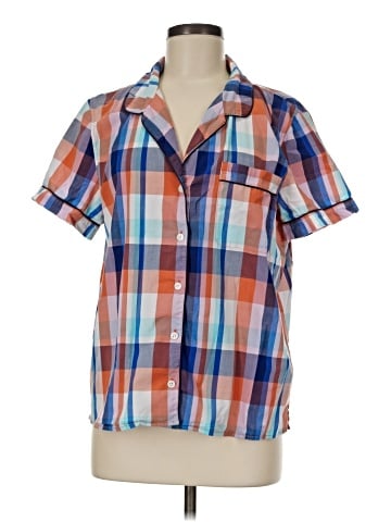 L.L.Bean Short Sleeve Button-Down Shirt (view 1)
