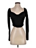 Shein Black Long Sleeve Top Size 4 - photo 1