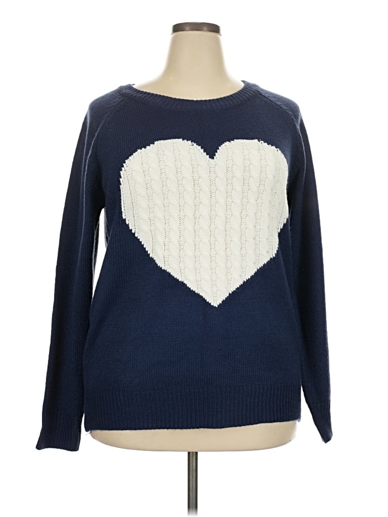 Pre-owned Unbranded Pullover Sweater In Blue