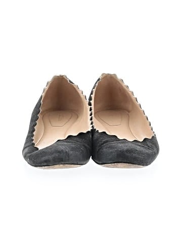 Chloé Suede Lauren Ballerina Flats (view 2)