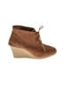 White Mountain 100% Leather Brown Wedges Size 9 1/2 - photo 1